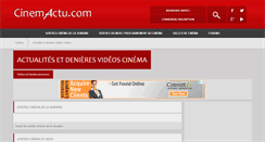 Desktop Screenshot of cinemactu.com